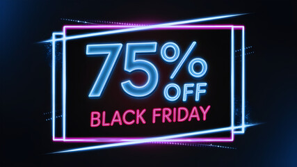 Obraz premium Black Friday Deals: Up to 75% Off!.