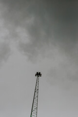 Ride at a Fair in Black and White