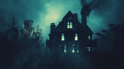 Haunted House in the Fog.
