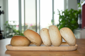 A healthy bagel breakfast