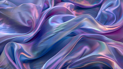 Obraz premium a very colorful fabric with some shiny material,Abstract fluid holographic texture with an iridescent spectrum colors ,abstract background luxury cloth or liquid wave or wavy folds of grunge silk 
