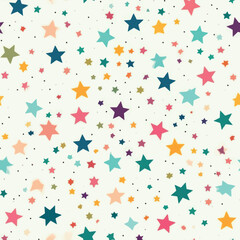 Colorful star pattern background
