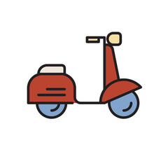 scooter for Transportation Icon