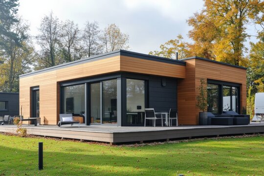 Modular houses of modern architecture