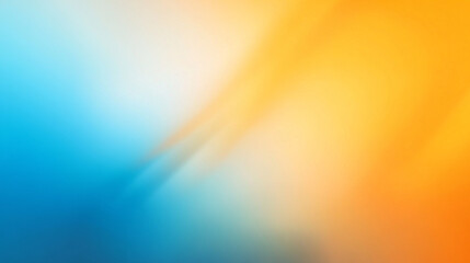 blur of orange and blue gradient background, symbolizing creativity and transformation, with soft transitions representing fluidity and change in visual design