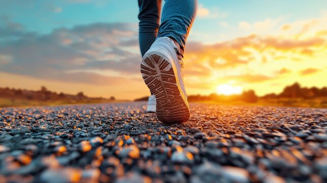 A person walking with a limp capturing the struggle of enduring pain