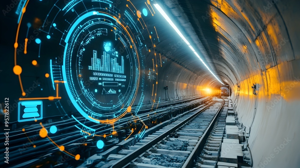 Poster advanced iot sensor network monitoring tunnel construction for real time data analytics and enhanced