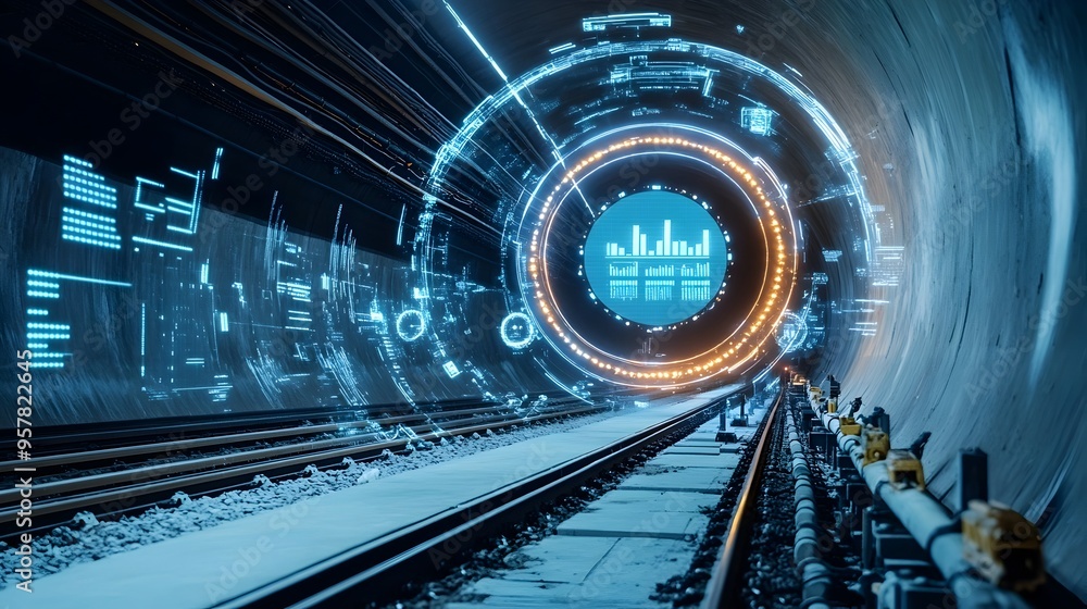 Poster advanced iot sensor network monitoring tunnel construction performance and integrity for real time d