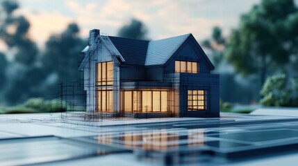 Obraz premium A detailed inspection of modern home features, including smart home systems and energy-efficient appliances, conducted by a professional inspector