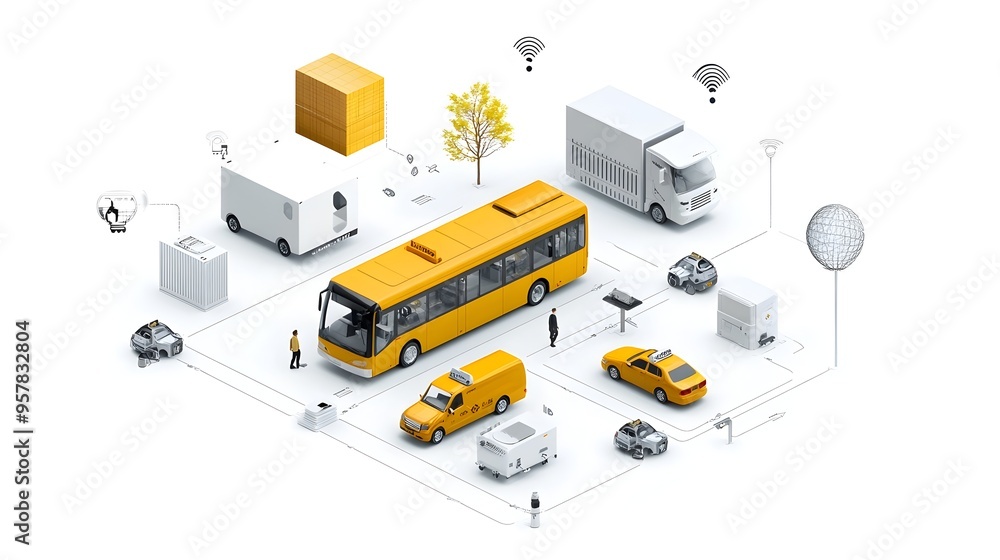 Poster iot powered taxi dispatch system with optimized routing and analytics for efficient urban transporta