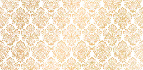 seamless damask wallpapers golden patterns ornamental designs isolated white backgrounds for wallpaper the bedroom, patterned fills, webs pages, surface textures, books covers, fabrics printing papers