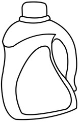 Cute Baby Shower Outline Element 
