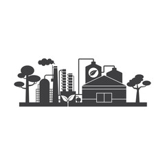 Obraz premium illustration of biogas, biogas alternative energy, vector art.