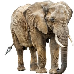 Fototapeta premium elephant isolated on white