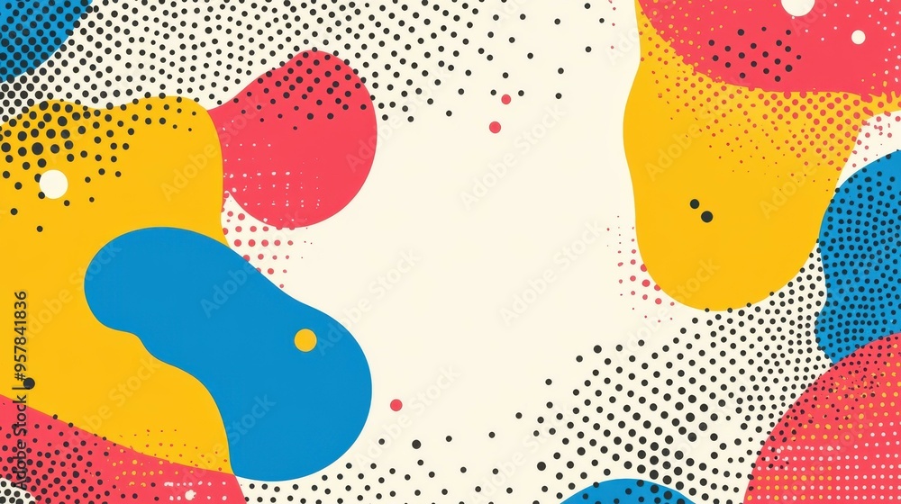 Poster create striking visuals with a modern halftone pattern perfect for your business designs and contemp