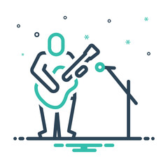 Mix icon for musician