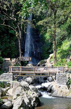 Gitgit waterfall and surroundings, in Buleleng regency of Bali - Indonesia