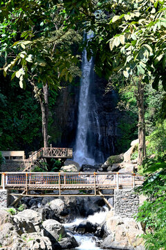 Gitgit waterfall and surroundings, in Buleleng regency of Bali - Indonesia