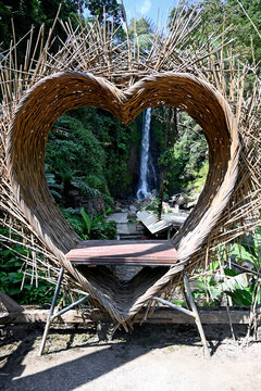 Gitgit waterfall and surroundings, in Buleleng regency of Bali - Indonesia