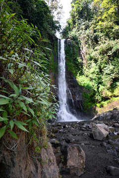 Gitgit waterfall and surroundings, in Buleleng regency of Bali - Indonesia