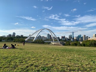 bridge over the river