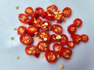 Fresh Red Chili slice 