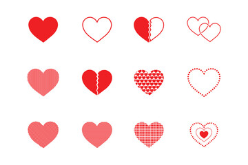 red love vector image design
