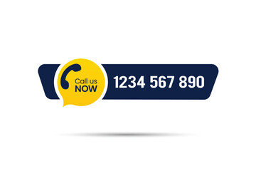 Call Us Now premium vector design
