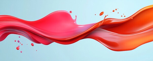 Colorful Abstract Liquid Background