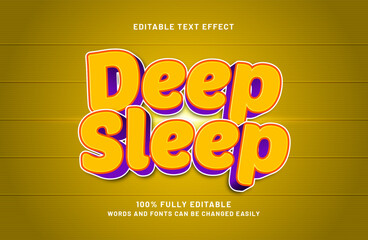 editable text effect in happy and simple text style