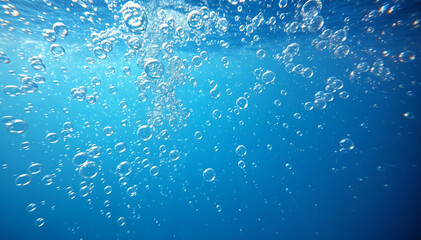 Obraz premium water bubbles underwater