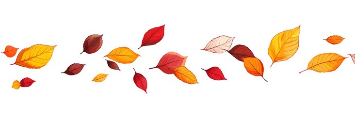 Autumn's  yellow leaves background