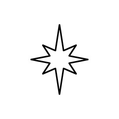 light effect black flat icon, vector illustration