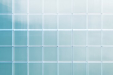 Generative AI Image of Light Blue Diagonal Square Rectangle Geometric Pattern Wall Background