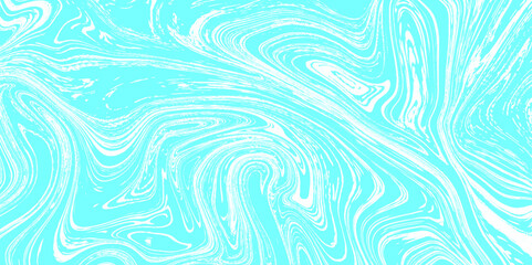 Abstract light blue liquid marble surfaces background design. ink backdrop with wavy pattern. modern background design with luxury cloth or liquid wave or wavy folds of grunge silk texture.