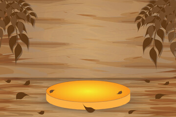 Podium Vectors Illustrations for product presentation background 