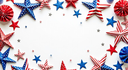 Fototapeta premium fourth of july background