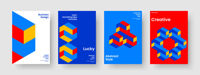 Abstract Report Layout. Isolated Poster Template. Geometric Business Presentation Design. Book Cover. Background. Brochure. Flyer. Banner. Brand Identity. Newsletter. Handbill. Notebook. Leaflet