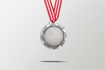 Gold medal first place winner concept.