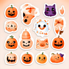 halloween pumpkin icons