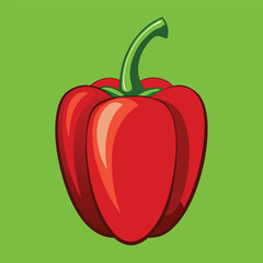 Red pepper vector