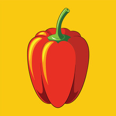 Red pepper vector