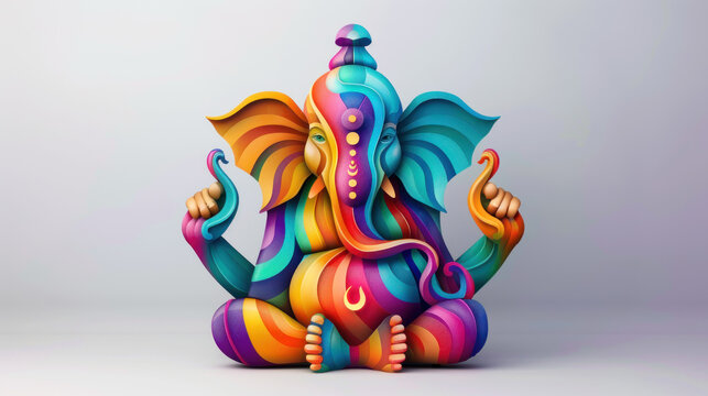 Ganesha 3d model concept