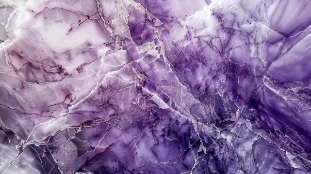 Beautiful close-up of amethyst stone showcasing unique patterns and textures in natural light