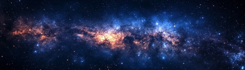 Fototapeta premium Cosmic Galaxy Background Starry Night Sky