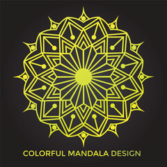 Creative luxury decorative mandala background