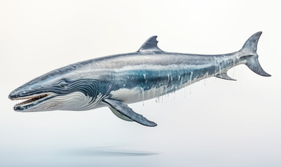 Obraz premium Whale Studio Shot on a Clean Background