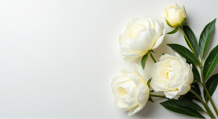 Obraz premium bouquet of white tulips