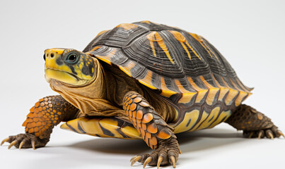 Obraz premium Turtle Studio Shot on a Clean Background