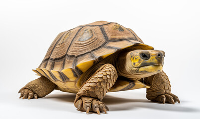 Obraz premium Turtle Studio Shot on a Clean Background